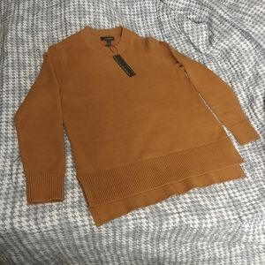 Banana Republic Supersoft cotton sweater camel m